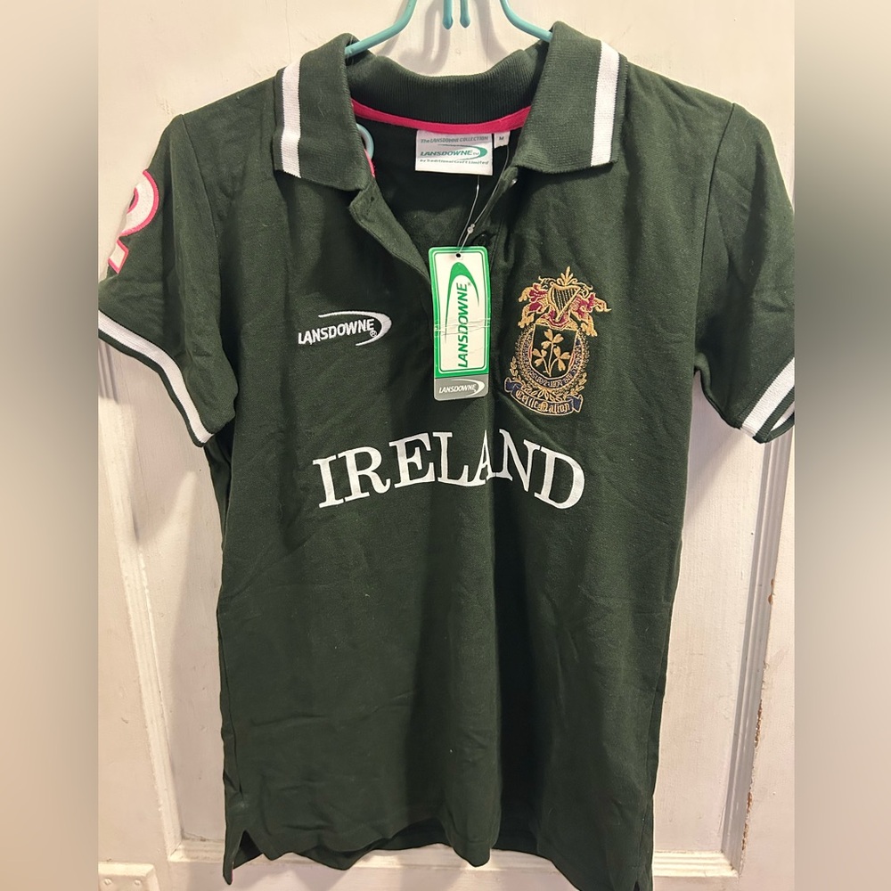 Lansdowne Women's Green Ireland Polo Jersey